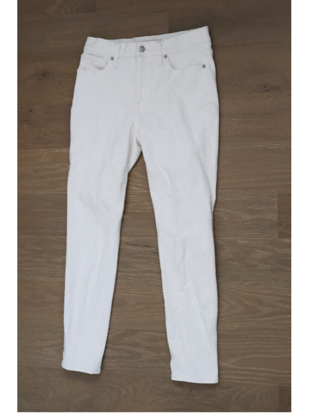 Madewell 9” Mid-Rise Skinny White Jeans Women’s Size 27